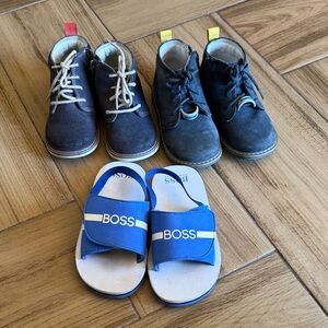 Boss sandals and Bartek boots